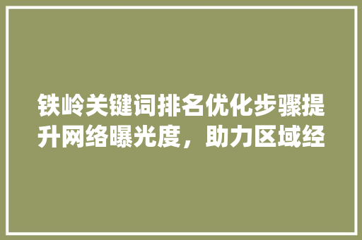 铁岭关键词排名优化步骤提升网络曝光度，助力区域经济发展_铁岭关键词排名优化推荐