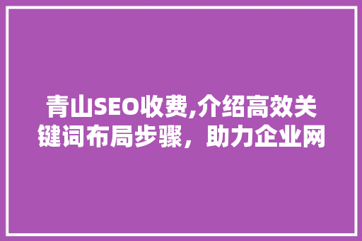 青山SEO收费,介绍高效关键词布局步骤，助力企业网站优化