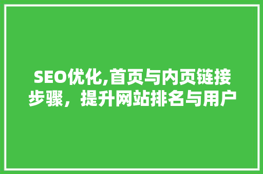SEO优化,首页与内页链接步骤，提升网站排名与用户体验  第1张