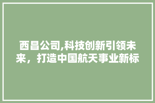 西昌公司,科技创新引领未来，打造中国航天事业新标杆